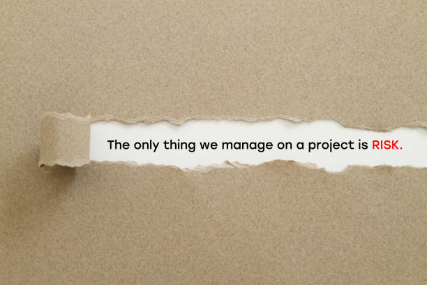 istock The only thing we manage on a project is RISK 1126168447