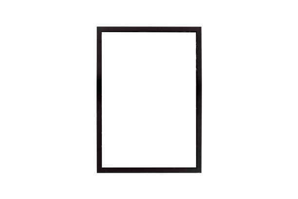 istock Wooden Frame. Rustic wood frame isolated on the white background - Imagem 1126168661