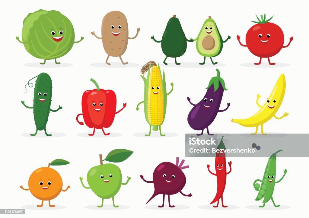 Ilustración de Gran Conjunto De Frutas Divertidas Y Personajes De Dibujos Animados De Verduras Con Las Manos Y Piernas Aisladas Sobre Fondo Blanco Mascotas Alimentos Alegre En Diseño Plano y más Vectores Ilustración de Gran Conjunto De Frutas Divertidas Y Personajes De Dibujos Animados De Verduras Con Las Manos Y Piernas Aisladas Sobre Fondo Blanco Mascotas Alimentos Alegre En Diseño Plano y más Vectores