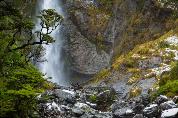 Devils Punchbowl Falls, New Zealand