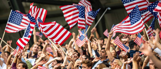 istock American fans waving their flags 1126182162