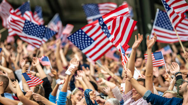 istock USA fans waving flags 1126182186