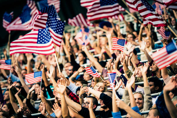 istock US fans cheering for their team 1126182201
