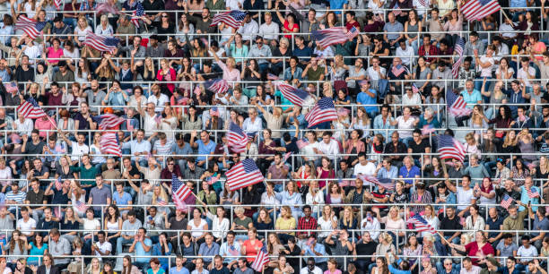 istock USA supporters waving their flags on a stadium 1126182220