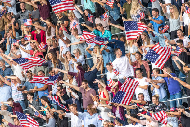 istock USA supporters waving their flags on a stadium 1126182266