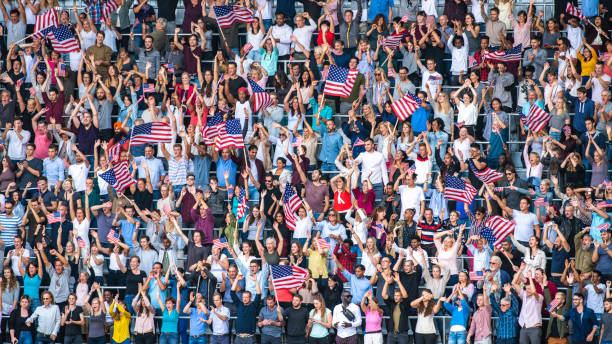 istock US fans cheering for their team 1126182267
