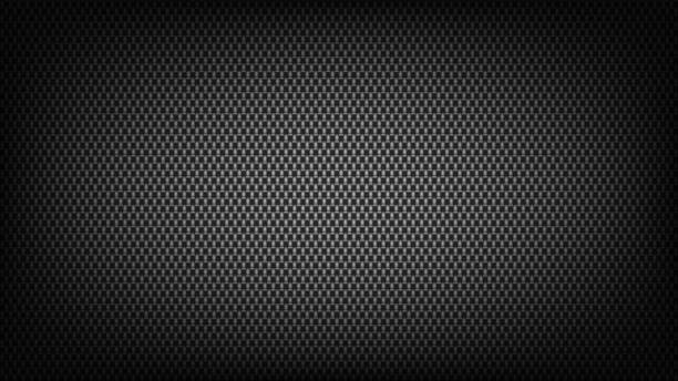 tło z włókna węglowego - carbon fiber textile pattern stock illustrations