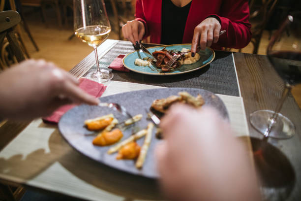 istock Hungry couple on a date 1126184284