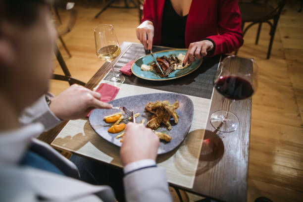 istock Hungry couple on a date 1126184285