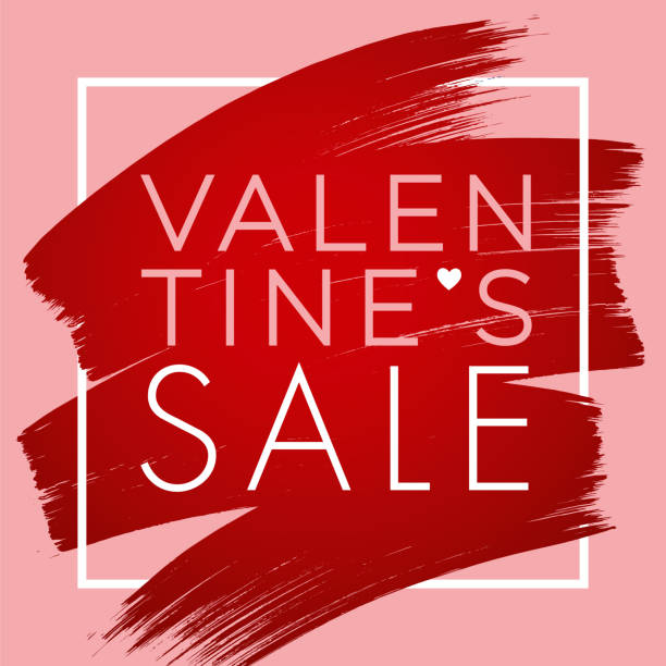 Valentine's Day design for advertising, banners, leaflets and flyers. Valentine's Day design for advertising, banners, leaflets and flyers. - Illustration makeup fashion stock illustrations