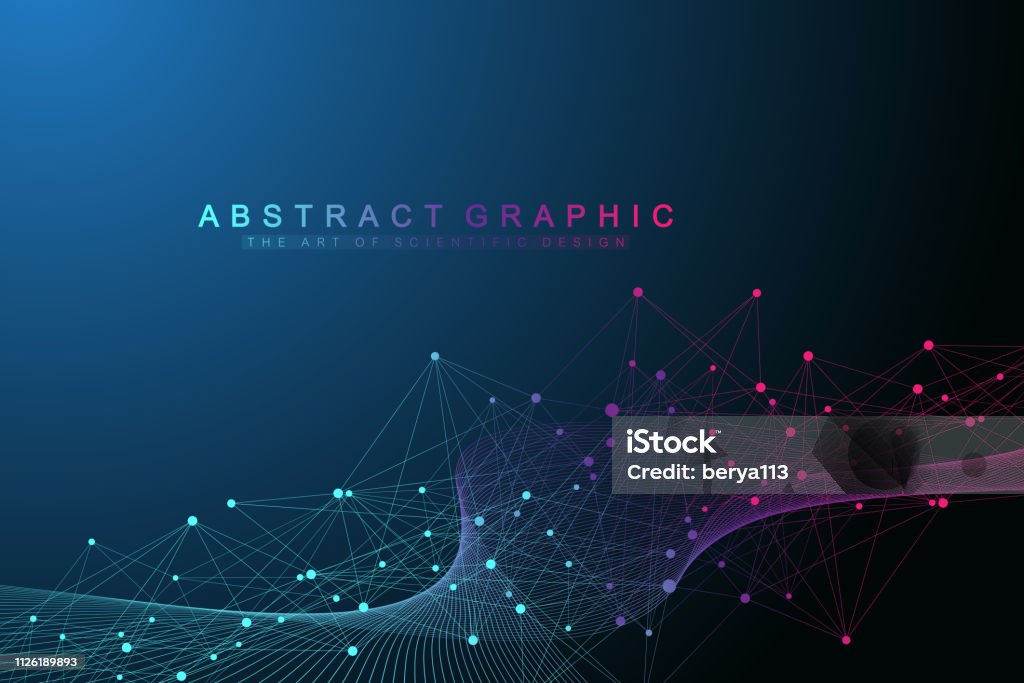 Technology abstract background with connected line and dots. Big data visualization. Perspective backdrop visualization. Analytical networks. Vector illustration Technology abstract background with connected line and dots. Big data visualization. Perspective backdrop visualization. Analytical networks. Vector illustration. Connection stock vector