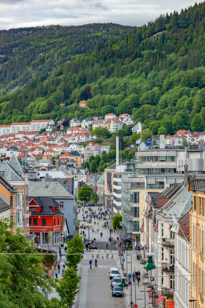 istock Bergen Street Scene, Norway 1126198439