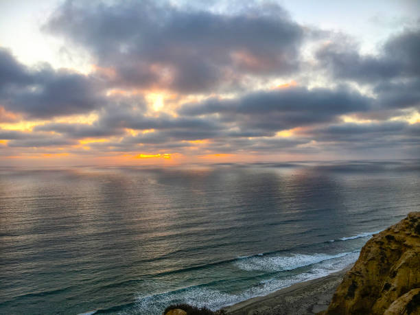 istock Pacific Ocean sunset from Torrey Pines State Park above La Jolla 1126200426