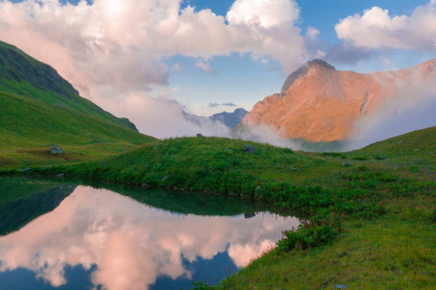 istock Lake summer. Sunset landscape 1126205941