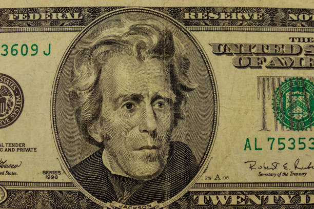 istock Macro shot of twenty dollar bill 1126209682