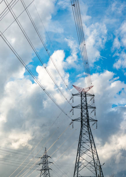 istock Antalya - Turkey. January 29, 2019. Energy transmission lines 1126211544
