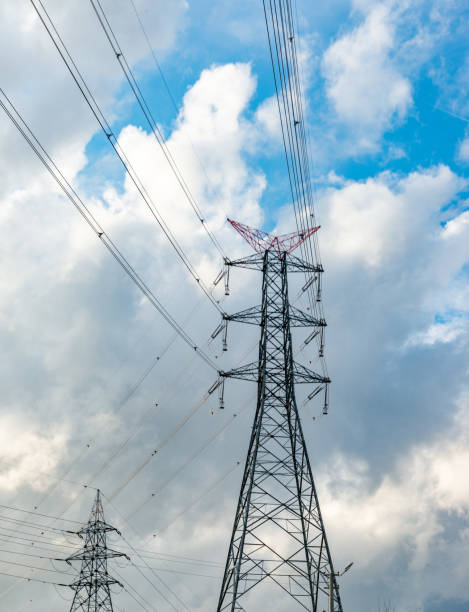 istock Antalya - Turkey. January 29, 2019. Energy transmission lines 1126211549