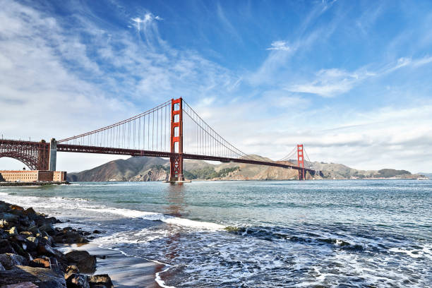 istock Golden Gate Bridge San Francisco Ocean Shoreline 1126212676