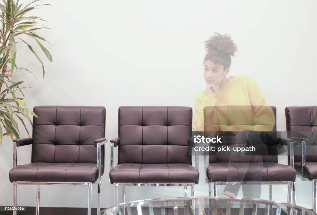 Patient no shows for appointment Invisible Stock Photo