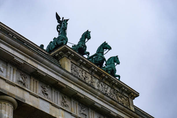 istock Berlin Brandenburg Gate (Brandenburger Tor) in a rainy day, Berlin, Germany 1126237401