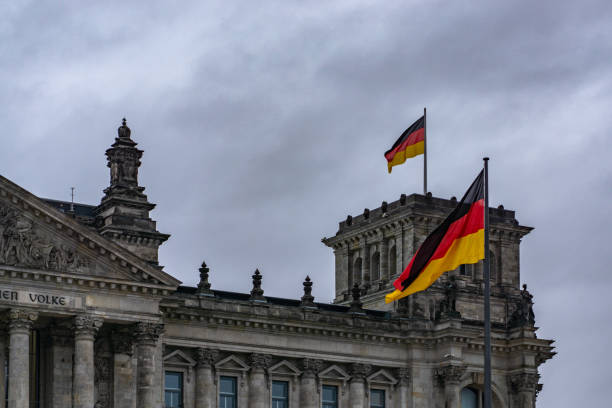 istock Reichstag building (Bundestag, the German Parliament) in a cloudly day - Berlin, Germany 1126238336