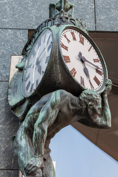 istock Old clock in Stockholm 1126242261