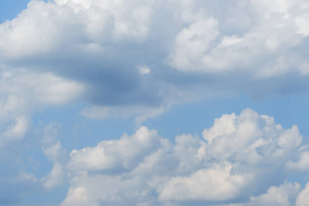 istock Sky blue light of the sun through the clouds in the sky 1126246039