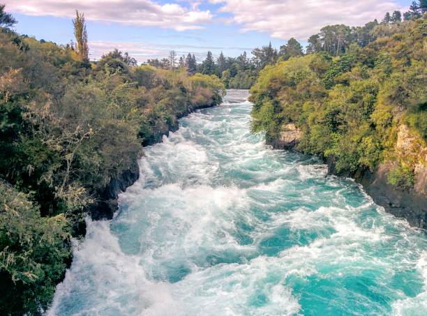 istock Huka Falls in New Zealand 1126247444