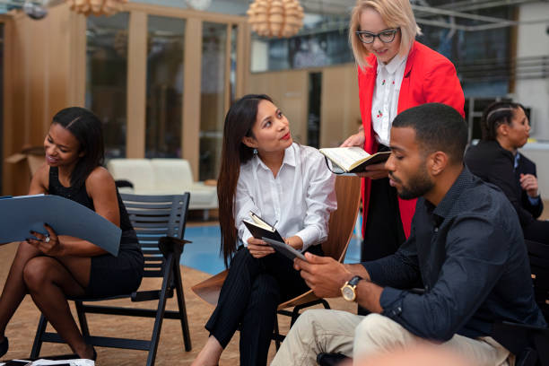 istock Business people working in office together 1126259546