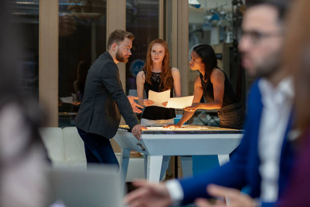 istock Business people working in office together 1126259722