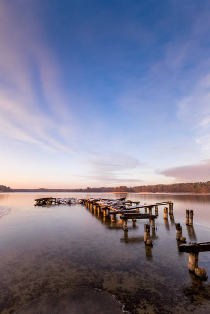 istock An old pier on the lake 1126261151