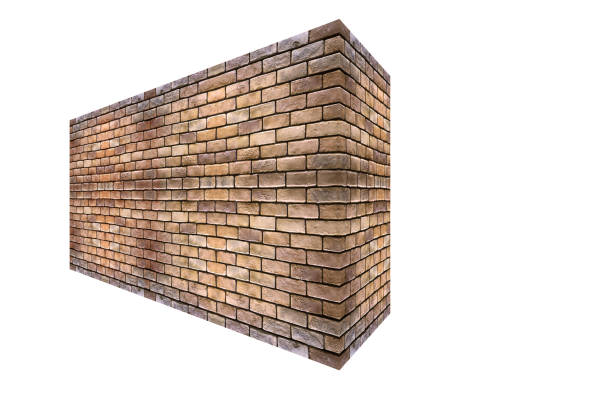 istock abstract perspective oblique brick wall isolated on white background for interior or architecture decorated 1126286519