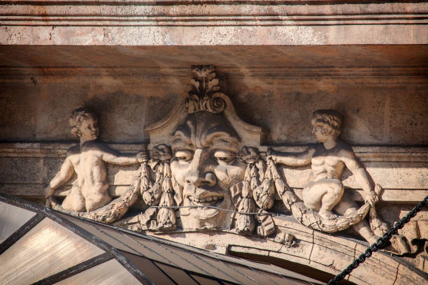 istock Architectural detail from Old Havana building facade 1126304593