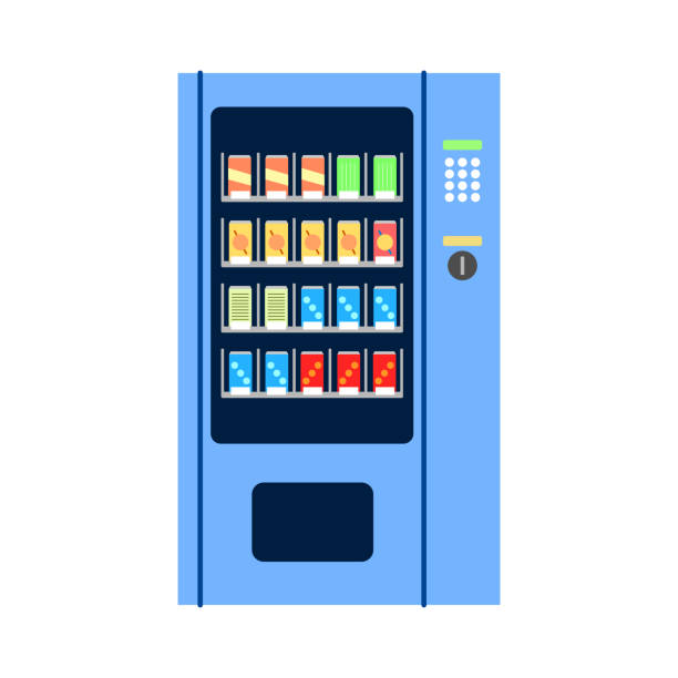 automat - vending machine obrazy stock illustrations