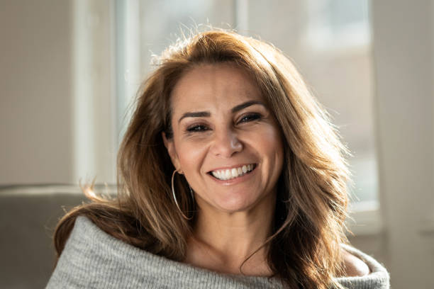 istock Mature hispanic woman looking at the camera 1126314502