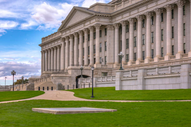 istock The magnificent Utah State Capital Building 1126321518