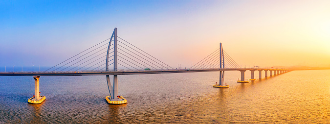 World's longest sea-crossing bridge.