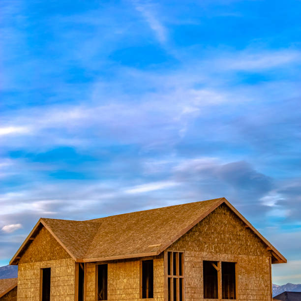 istock Exterior view of a home under construction in Utah 1126335461