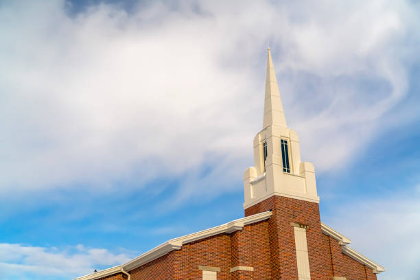 istock Church against serene sky in Eagle Mountain Utah 1126335531