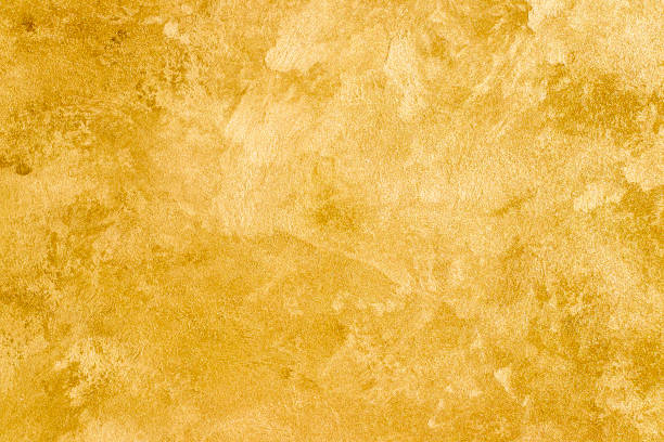 istock Texture of yellow decorative plaster. 1126335582