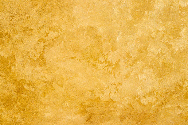 istock Texture of yellow decorative plaster. 1126335598