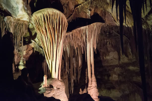 Parachute shield cave formation
