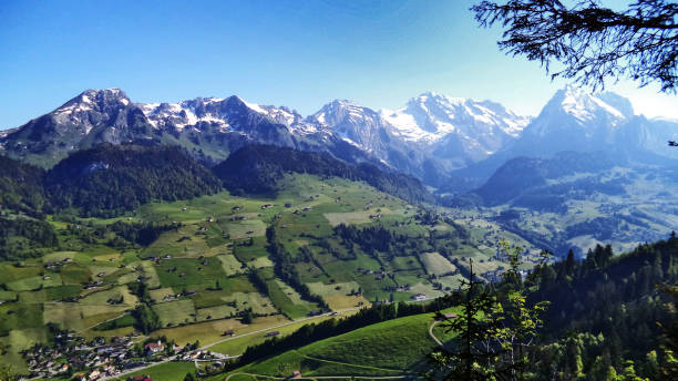 istock View on mountain range Alpstein from the mountain chain Churfirsten 1126341934
