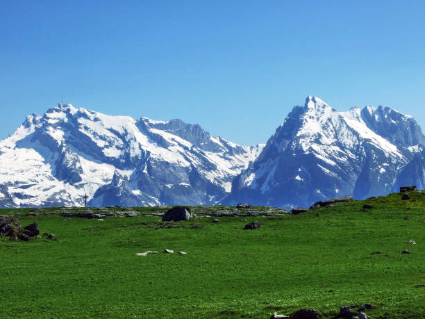 istock View on mountain range Alpstein from the mountain chain Churfirsten 1126341964