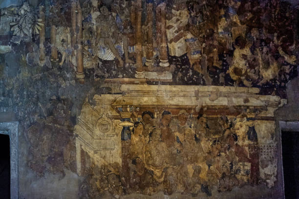 istock Ajanta wall painting a UNESCO WORLD HERITAGE SITE 1126343735
