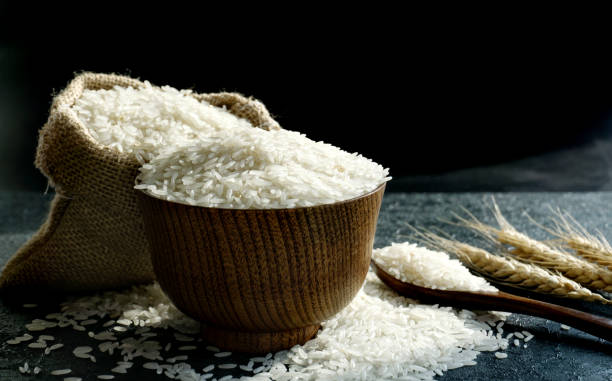 istock rice in a wooden bowl 1126345299