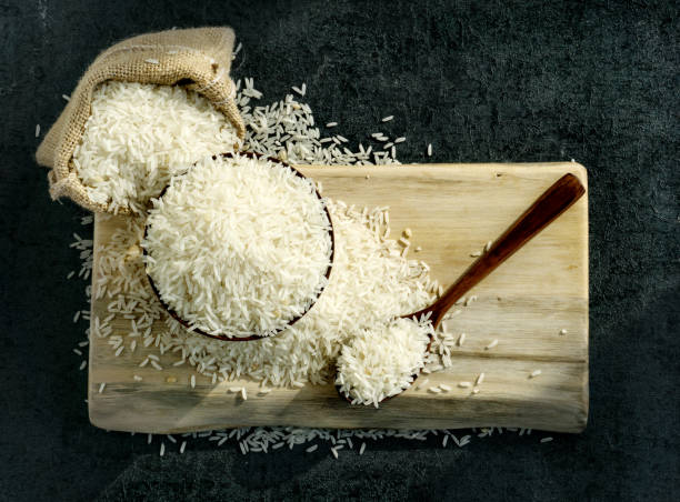 istock rice in a wooden bowl 1126345379