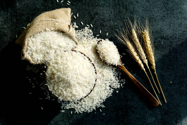 istock rice in a wooden bowl 1126345476