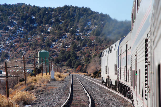 istock Westbound train Southwest Chief running between Trinidad, CO and Raton, NM. 1126346720