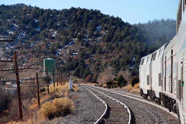 istock Westbound train Southwest Chief running between Trinidad, CO and Raton, NM. 1126346724